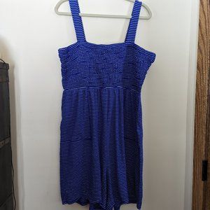 NWOT Plus Size Striped Romper